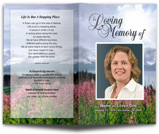 Seasons Funeral Program Template - The Funeral Program Site