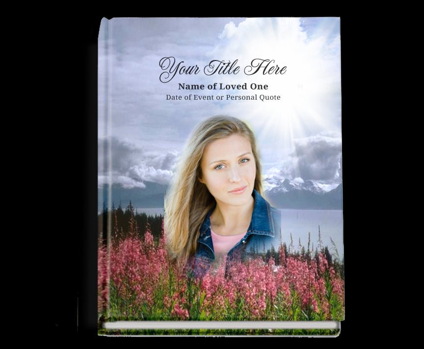 Seasons Perfect Bind Memorial Funeral Guest Book - The Funeral Program Site