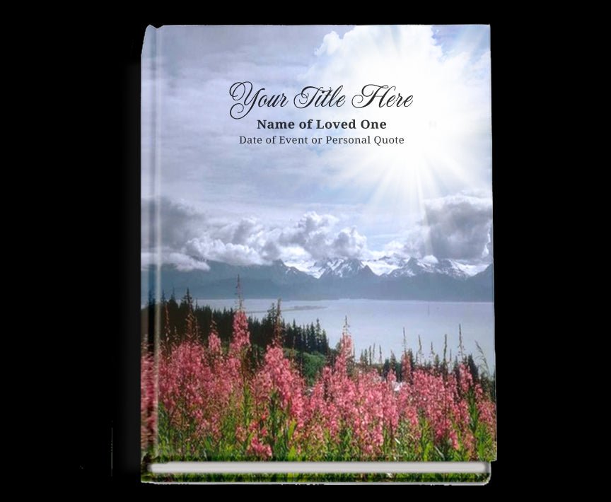 Seasons Perfect Bind Memorial Funeral Guest Book - The Funeral Program Site