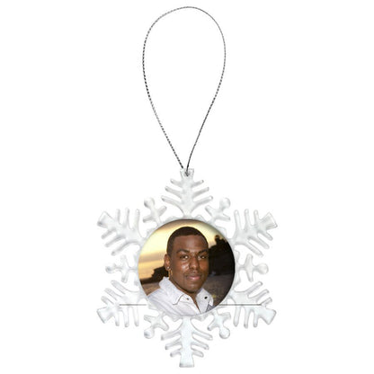 Snowflake In Loving Memory Christmas Ornament - The Funeral Program Site