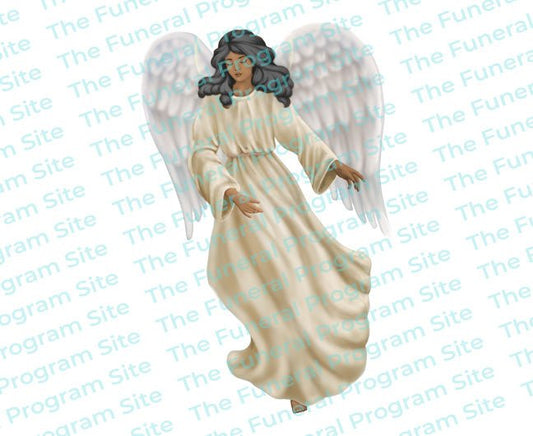 Spirit Angel Funeral Clip Art - The Funeral Program Site