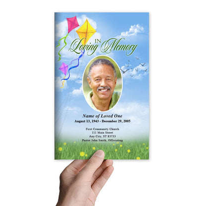 Summer Funeral Program Template - The Funeral Program Site