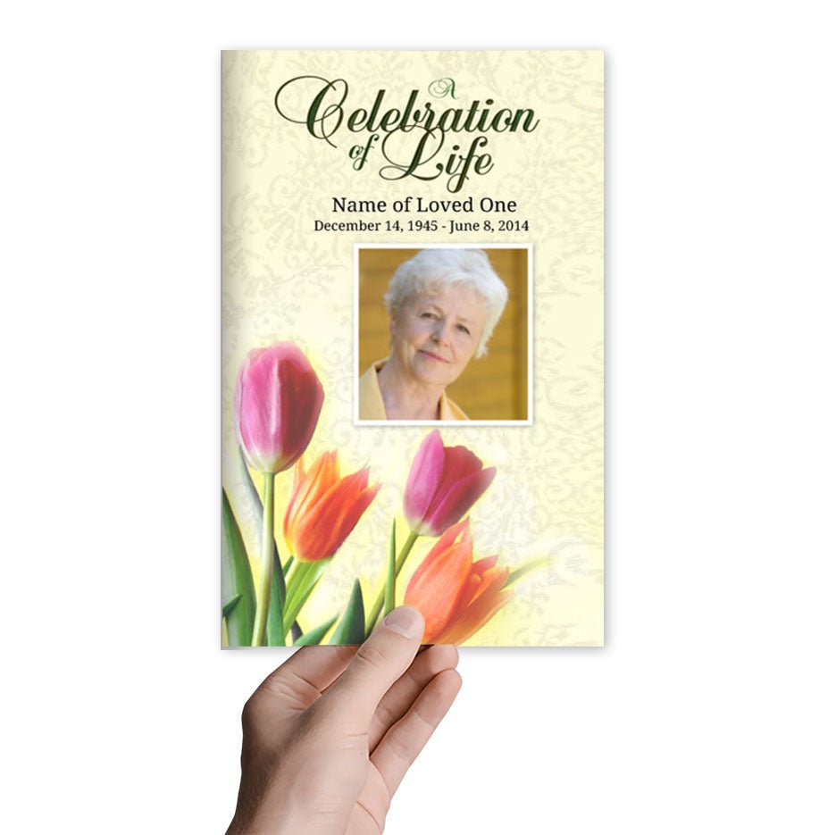 Sunny Funeral Program Template - The Funeral Program Site