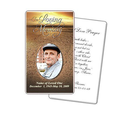 Timeless Prayer Card Template - The Funeral Program Site