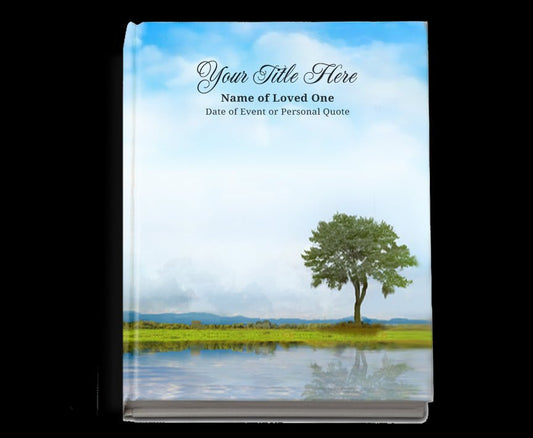 Treasure Perfect Bind Memorial Funeral Guest Book - The Funeral Program Site