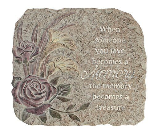 Treasured Memory Memorial Garden Stepping Stone - The Funeral Program Site