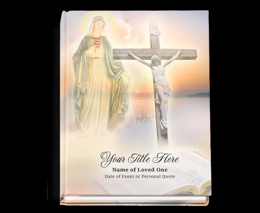 Vision Perfect Bind Memorial Funeral Guest Book - The Funeral Program Site