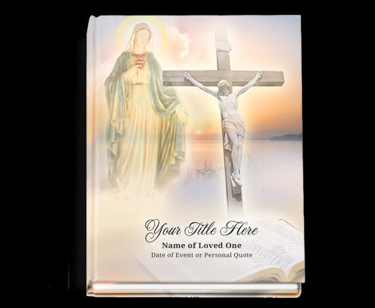 Vision Perfect Bind Memorial Funeral Guest Book - The Funeral Program Site