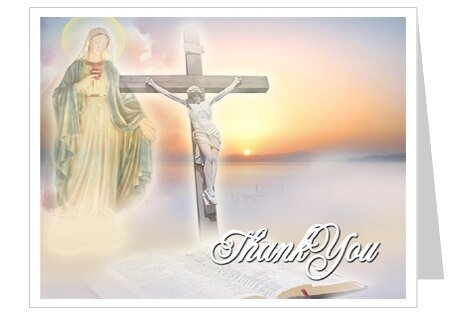 Vision Thank You Card Template - The Funeral Program Site