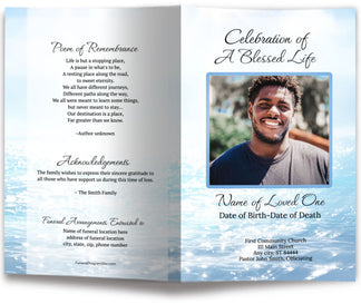 Waters Funeral Program Template (Easy Online Editor) – The Funeral ...