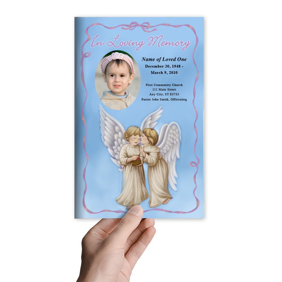 Wings Funeral Program Template - The Funeral Program Site