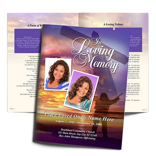 Worship Funeral Booklet Template - The Funeral Program Site