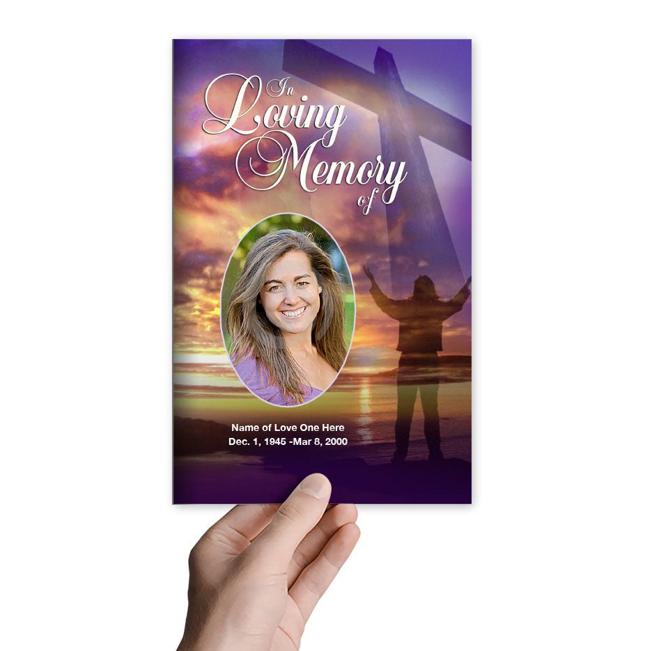 Worship Funeral Program Template - The Funeral Program Site