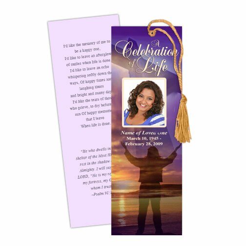 Worship Memorial Bookmark Template - The Funeral Program Site