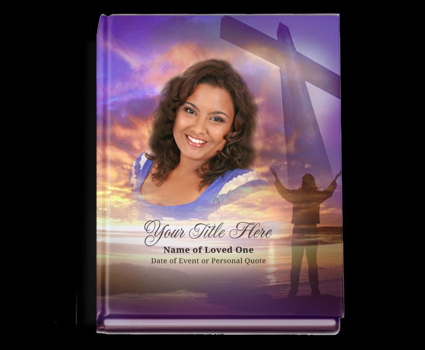 Worship Perfect Bind Memorial Funeral Guest Book - The Funeral Program Site