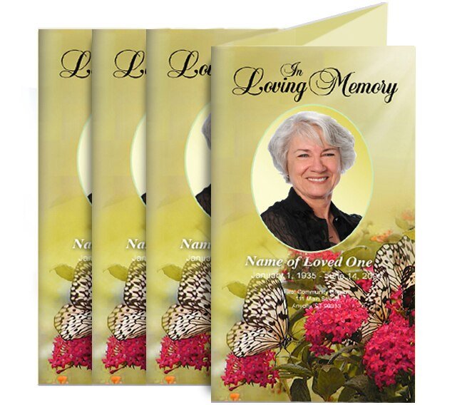 You Design Brochure Printing Service (Pack of 50) - The Funeral Program Site