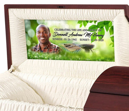 Your Design Custom Casket Panel Insert - The Funeral Program Site